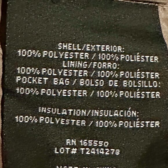 New 32 Degrees Puffer Tech Jacket Women's Size S Lightweight Water Resistant - Picture 8 of 16